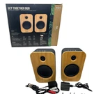 Bluetooth 5.0 Wooden Bookshelf Speakers 40W Stereo Home Not Working Read. Fixed Price $55.92.
