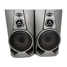 Vtg Sony Large Silver Grey 3 Way Bass Reflex Bookshelf Speakers 6 Ohm, 75W Rms.. Fixed Price $69.99.