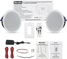 Herdio 6.5" Bluetooth Ceiling Speakers Flush Mount +wall Amplifier Bedroom. Fixed Price $246.09.