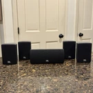 Surround Speaker System 4 Satellites JBL136SISAT And Center JBL136SICEN. Fixed Price $89.56.