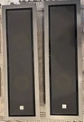 Set Of Two Bowers And Wilkins B&w FPM4 Flat Panel Wall Speakers Silver Black. Fixed Price $450.00.