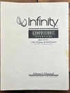 Infinity Overture Ovtr Speaker Owner / User Manual *original* #1. Fixed Price $19.97.