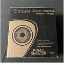Sealed Micca M-6C 2-WAY 6.5-INCH In-ceiling Wired Speaker 80W Rms Round. Fixed Price $40.00.