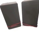 Sony SS-CLX20 Speakers Pair Black 4 Ohms Compact Size 8.625" Tall Workomg Great. Fixed Price $15.88.