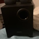 Creative T3300 Wired Subwoofer Black Computer Speaker System. Fixed Price $130.00.