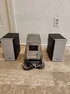 Panasonic SB-PM17 Compact Bi-amp Stereo System, Receiver, Cassette For Parts Onl. Fixed Price $80.00.