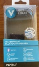 Vivitar Get Loud Waterproof Bluetooth Speaker Black Hands Free Answer Calls. Fixed Price $9.99.