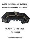 Bose Wave Music System Complete Speaker Assembly - Easy Installation Pn 269883. Fixed Price $19.99.