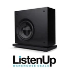 Leon Aaros Series A8-200 8" Ultra-thin Powered Subwoofer (black). Fixed Price $1049.00.