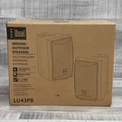 Dual LU43PB 3-WAY Indoor/outdoor 100 Watts Weather Resistant Speakers W/mounts. Fixed Price $39.95.