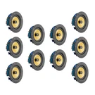10 Pack Tdx 8" 2-WAY Ceiling Wall Home Theater Speaker Flush Mount White New. Fixed Price $427.45.