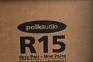New Polkaudio R15 5.25" Woofers 0.75" Silk Dome Tweeter Bookshelf Speaker. Fixed Price $185.00.