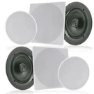 Pyle PDIC16106 Inch 300 Watt Ceiling Wall 2 Way Flush Speaker System Pair. Fixed Price $99.00.