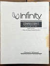 Infinity Overture 1 Ovtr Speaker Owner / User Manual *original* #2. Fixed Price $19.97.