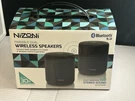 Nizoni INV00730 Pairable Dual Wireless Speakers New Bluetooth 5.0. Fixed Price $22.50.