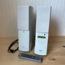 Sony SAVA-7 Active Personal Surround Speakers W/ Remote Cords Not Tested Y2K. Fixed Price $199.99.