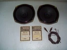 2) Vintage Fisher Home Stereo Speakers SC80705-1 W/ Cabinet Papers & Wires Guc. Fixed Price $10.00.