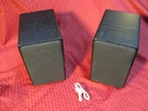 Insignia Bookshelf Small Full Sound Speakers Set Pair NS-SH513 Main Or Surround. Fixed Price $34.99.
