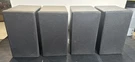 Zenith CV-7000 Satellite Speaker Surround Sound Home Theater Set Of 4 Usa Vtg. Fixed Price $99.00.