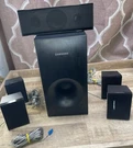 Set 6 Samsung Speakers PS-EC1-4, PS-ES2-2, & PS-ES1-7 + PS-EW1-2 Sub Woofer. Fixed Price $179.99.