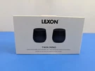 Lexon Twin Mino Portable Bluetooth Speaker With Microphone - Black 2 Pack. Fixed Price $39.99.