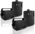 Herdio 3.5" 3-WAY Bluetooth Outdoor Speakers, 2 Pairs Pack 400W Wall Mount. Fixed Price $86.24.