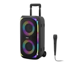 Okko Sonic Bass V4 Bluetooth Party Speaker Subwoofer W/ Microphone In Black Nib. Fixed Price $32.79.