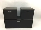 Sony SS-CN9 Stereo Speaker Black Shelf Center W/ 2 SS-R9 Tested. Fixed Price $26.95.