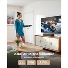 2.1CH Surround Sound Bar For Tv, Built-in Subwoofer, Peak Power 132W, App Con.... Fixed Price $69.30.