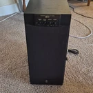 Yamaha YST-SW205 40W Rms Powered Subwoofer, Black Wired Rca/speaker In. Fixed Price $119.00.