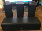 Set Of 4 Yamaha Surround Sound Speakers NX-230P & 1 NX-C230 Center. Fixed Price $120.00.