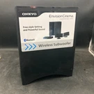 Onkyo Model SLW-301 Subwoofer For Sound System LS3100 W/accessories Powers. Fixed Price $49.99.