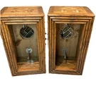 Pair Onkyo SKB-580 Surround Sound Speakers Custom Handmade Solid Wood Casemounts. Fixed Price $28.50.