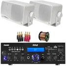 Pyle PDA6BU 200W Bluetooth Stereo Receiver, 2X 3.5'' Speakers, Banana Plugs. Fixed Price $149.99.