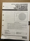 Original Yamaha Service Manual For Yst Model Subwoofer Speakers Select One. Fixed Price $10.98.