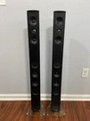 Definitive Technology Mythos Five Floor Standing Speakers W/ Glass Base. Fixed Price $599.00.