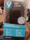 Vivitar Get Loud Waterproof Bluetooth Speaker Black Nib (VM60013BT-BLK-CVS). Fixed Price $10.99.
