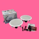 Pyle Pair 8" Bluetooth In-wall 2-WAY Home Speakers PDICBT852RD #NO2525 (tc). Fixed Price $83.99.
