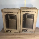 Pair Mtx Audio Thunder Pro 2 TP1100 Speakers Tested Working. Fixed Price $175.00.