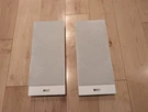 Kef T101 Ultra-thin Satellite Speakers (pair) White. Fixed Price $200.00.