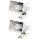 Pyle Pro 6" 50 Watts 8 Ohms Indoor And Outdoor Horn Speaker, White (2 Pack). Fixed Price $37.99.