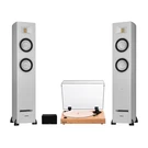 Fluance RT85N Vinyl Turntable, RI91 Powered Floorstanding Speakers, PA10 Preamp. Fixed Price $1652.99.