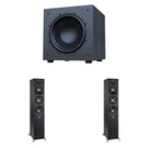 Elac Debut 3.0 DF63 Black Tower Speakers (pair) With 12 Inch Subwoofer. Fixed Price $1897.00.