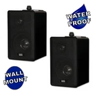 Acoustic Audio AA251B Indoor Outdoor 3 Way Speakers Black Mountable Pair. Fixed Price $48.88.