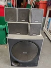 Sony SS-CNP700 5 Surround Sound Speaker System W/ Subwoofer Tested. Fixed Price $19.90.