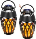 2 Outdoor Bluetooth Speakers With Led Flame, IPX5 Waterproof, Party Decor. Fixed Price $93.99.