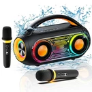 Jyx Home Party Karaoke Machine Portable Bluetooth 5.0 Speaker With 2 Microphones. Fixed Price $49.99.