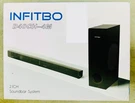 Infitbo D40CH-4M Black Wireless Bluetooth Surround Detachable Soundbar New Ob. Fixed Price $79.00.