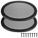 Qwork 6" X 9" Speaker Grill Covers With Abs Plastic Frame & Metal Mesh,.... Fixed Price $17.55.