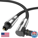 Emk 90 Degree Optical Cable 360 Free-rotating Fiber Toslink. Fixed Price $75.21.